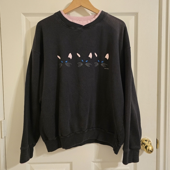 Model T Sweaters - Vintage Black Cat Sweater